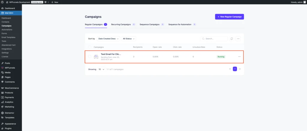 Set Up Mail Mint Automation when any user Click any Camping Link 1 Set a Mail Mint Camping