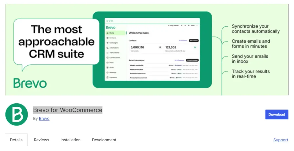 2. Brevo for WooCommerce