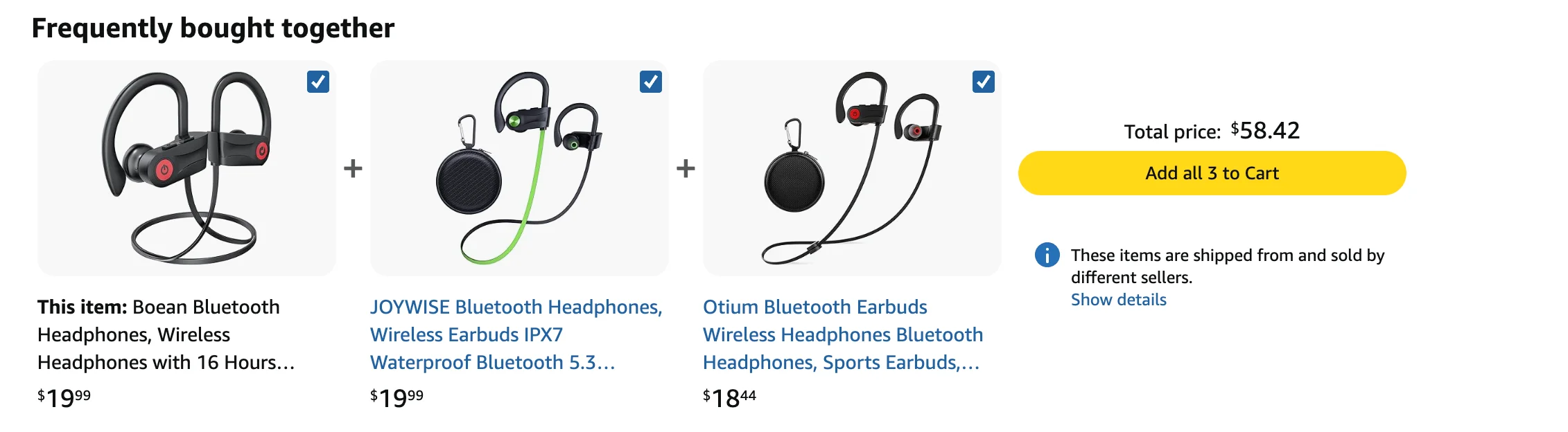 Amazon- Upselling Examples