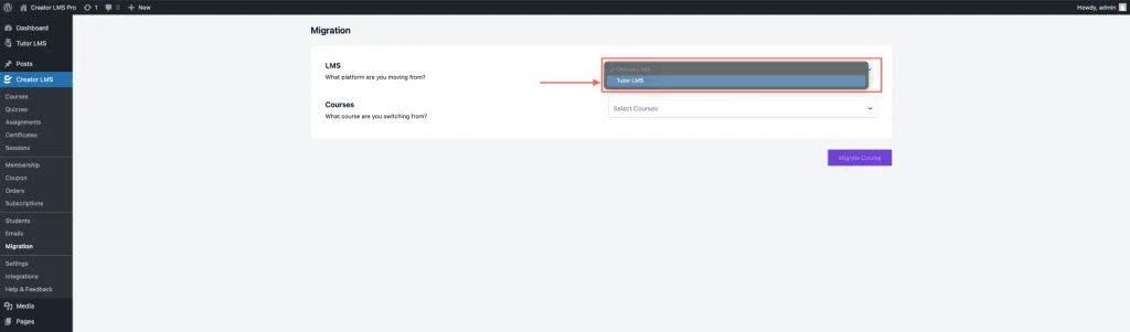 Tutor LMS Course Content 
