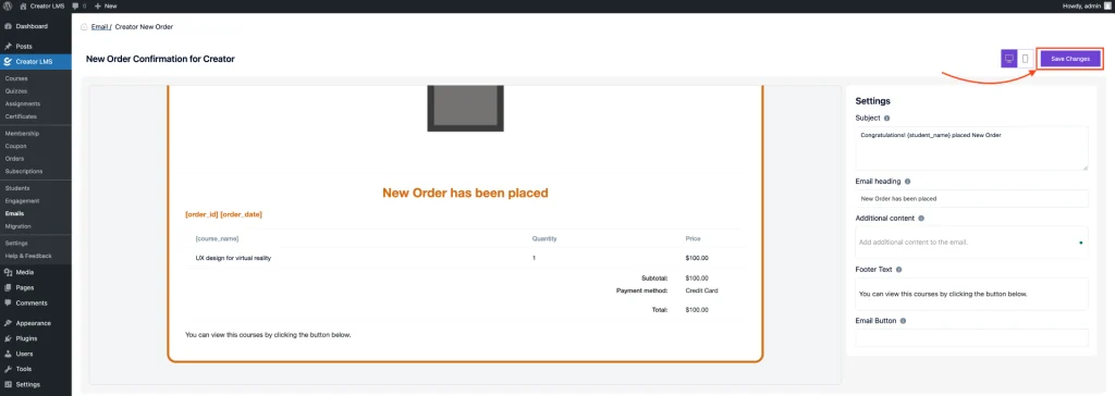 Configure Email Settings 