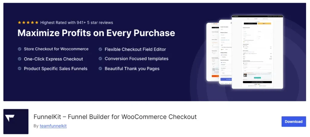 3. FunnelKit – Funnel Builder for WooCommerce Checkout
