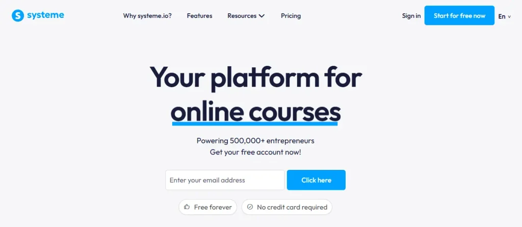 6. Systeme.io 1