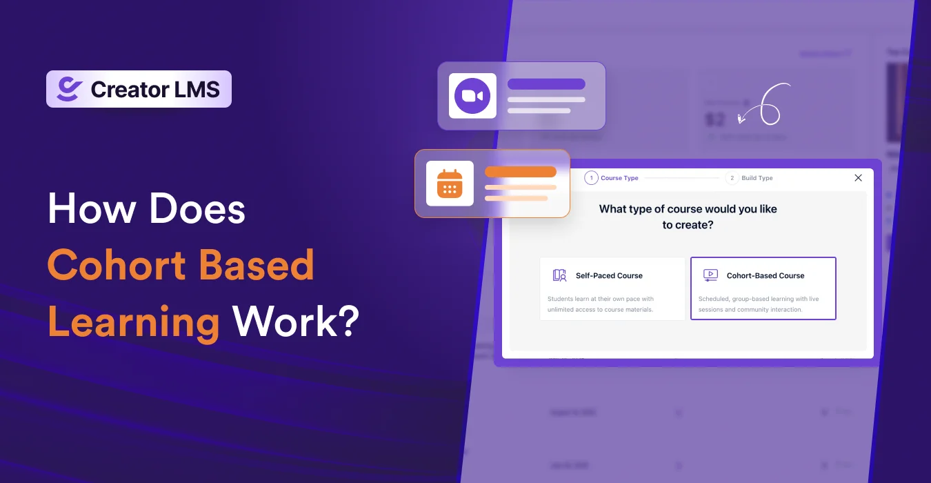 Cohort based learning- feature page