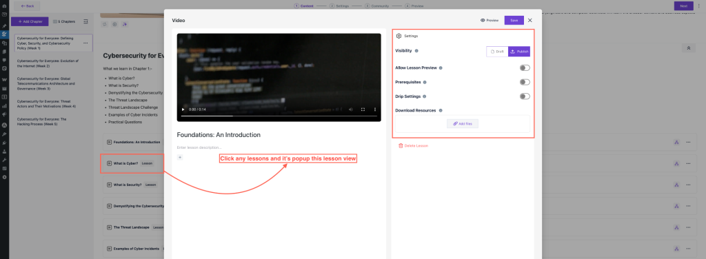 Edit Any Lesson