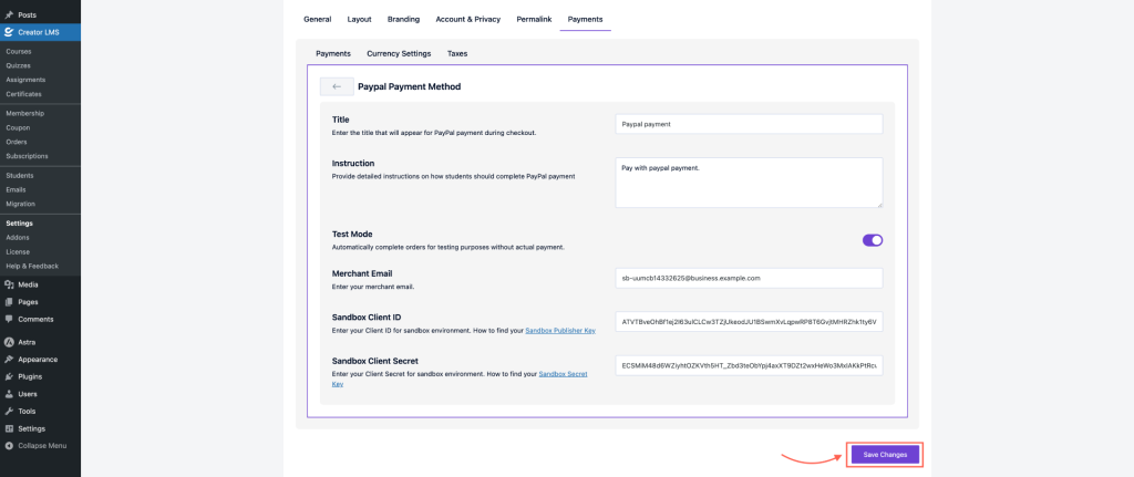 Merchant Email