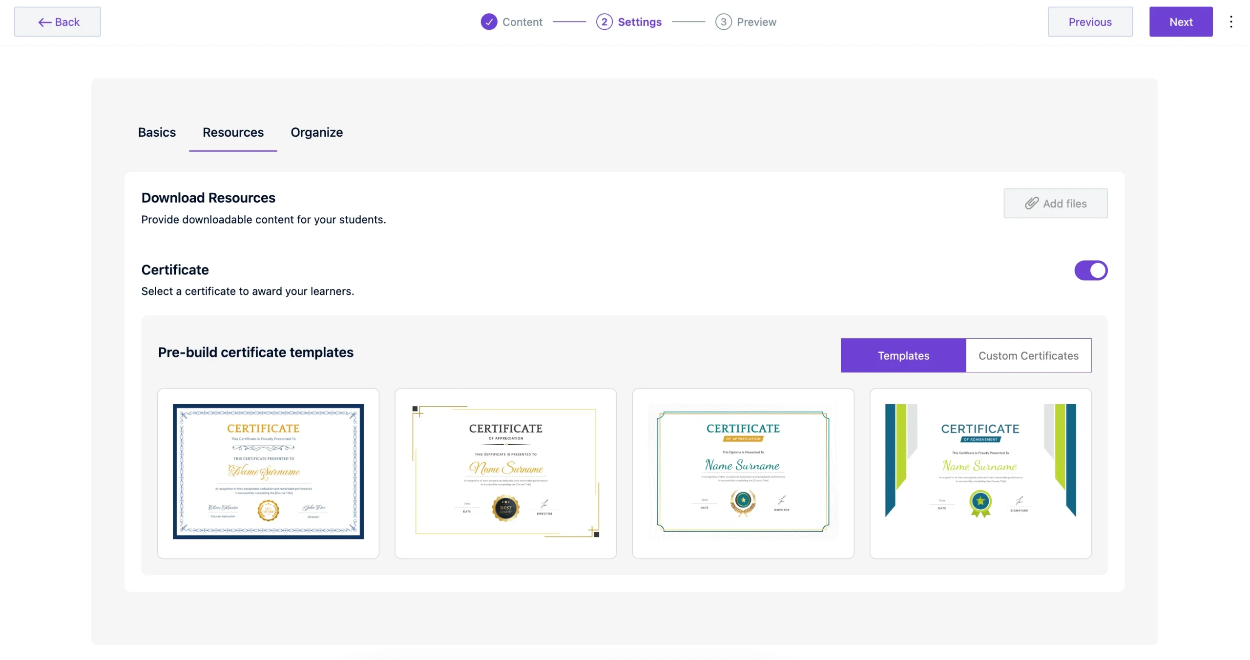 Set Up Certificates