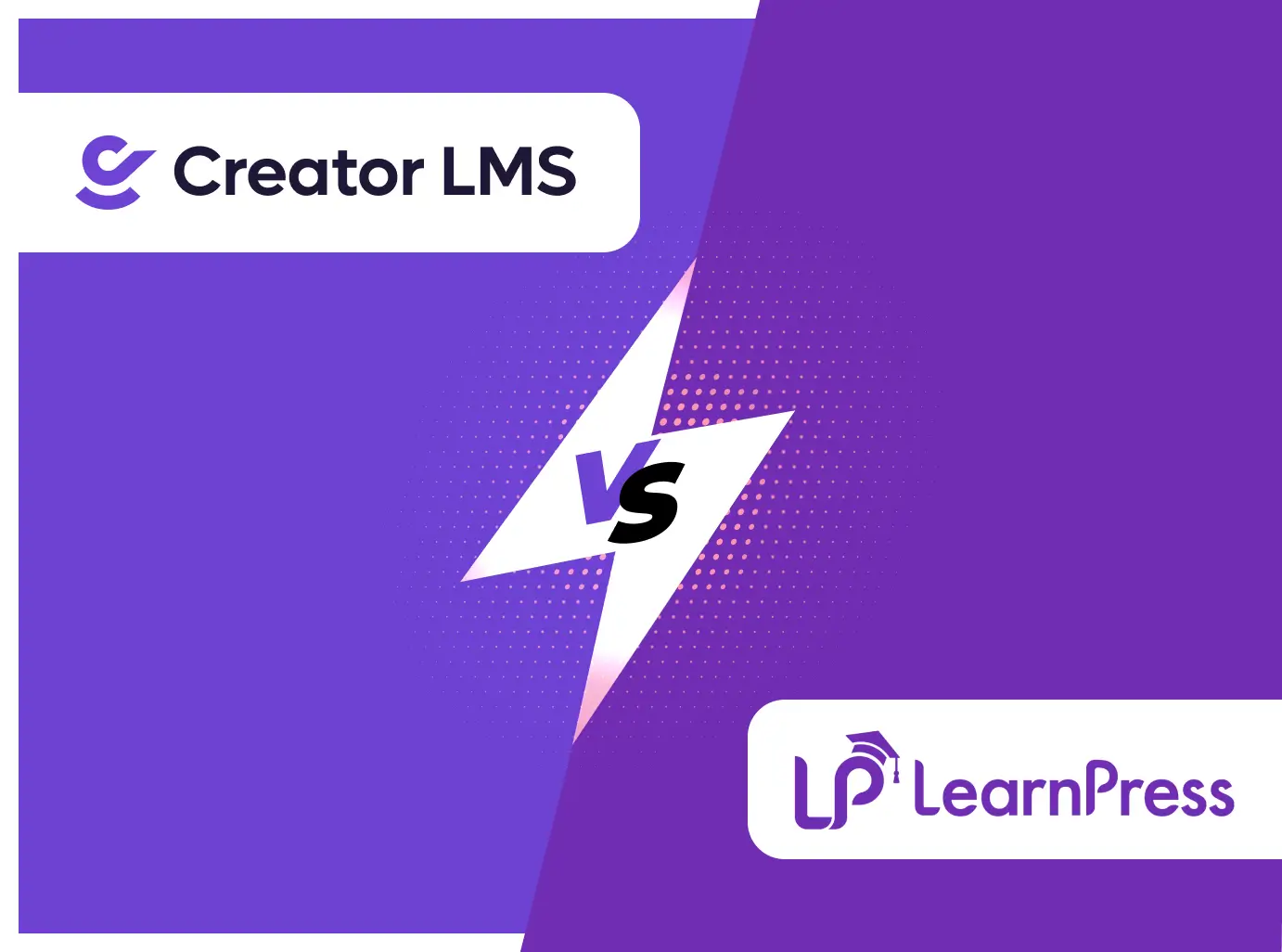 Creator LMS vs LearnPress- Hero image