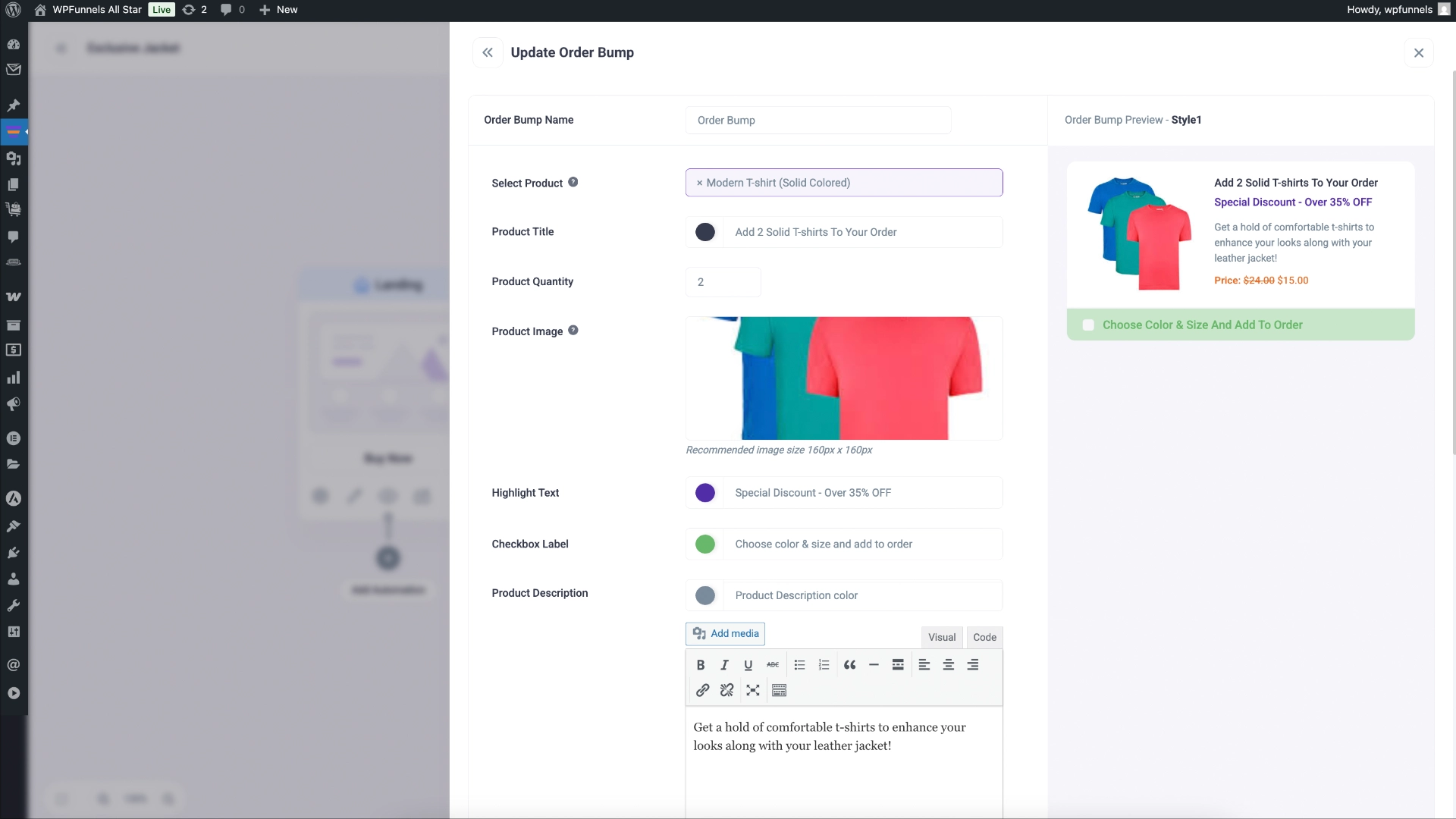 Exciting Update: Variable Products As Order Bumps - A Small Feature With Big Impact 16 Order Bump Created