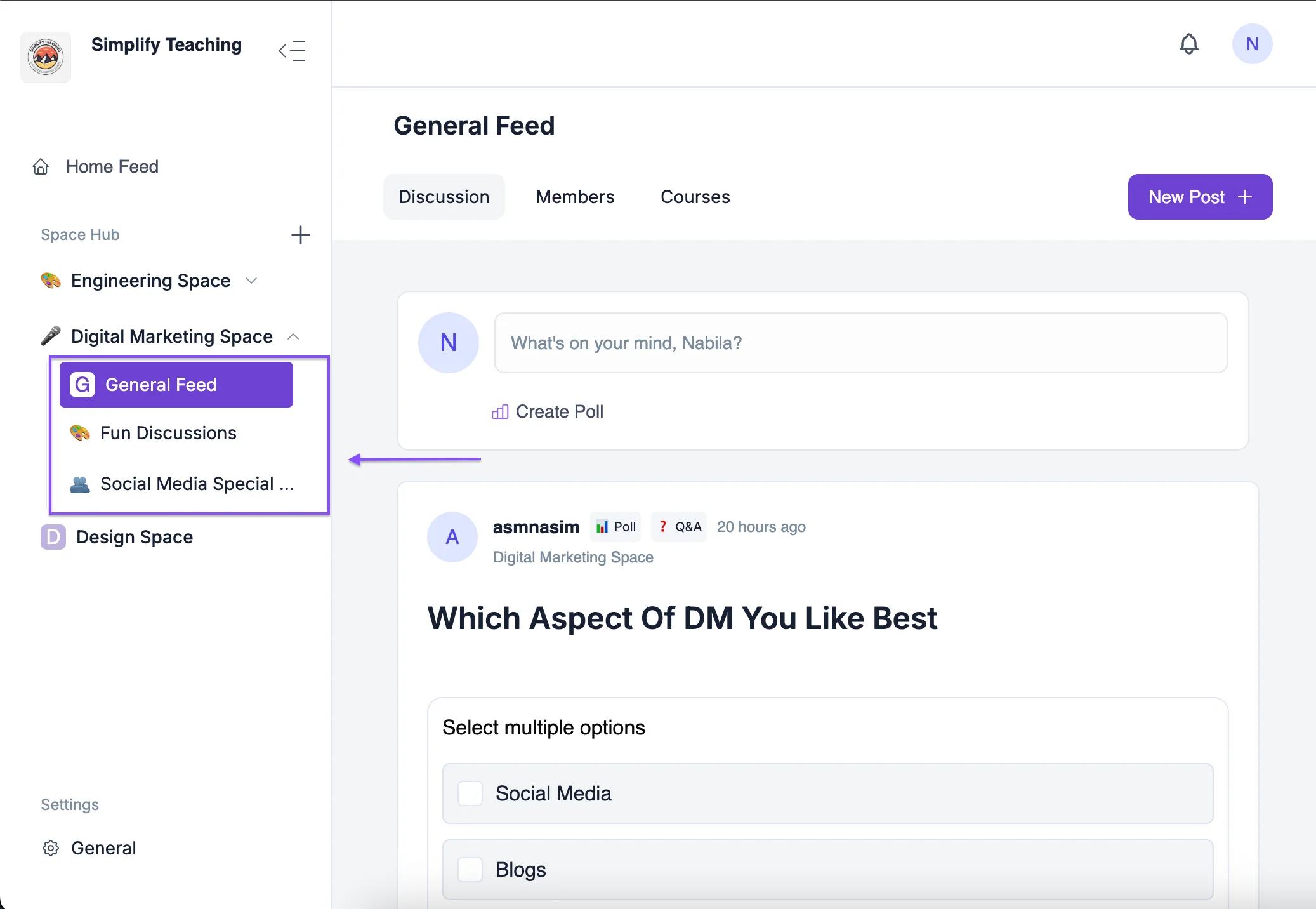 Creator LMS 1.1.0 Is Here - Community Spaces, Bricks Builder, and More! 12 Channel Management
