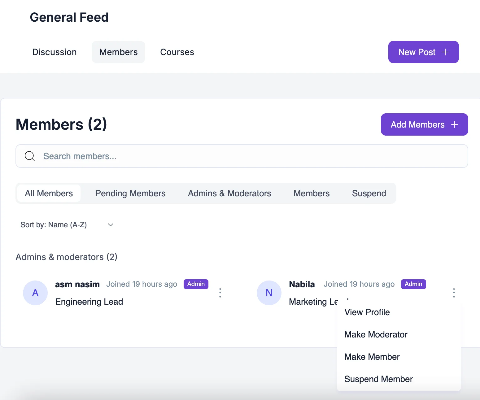 Creator LMS 1.1.0 Is Here - Community Spaces, Bricks Builder, and More! 13 Member Management for Channels