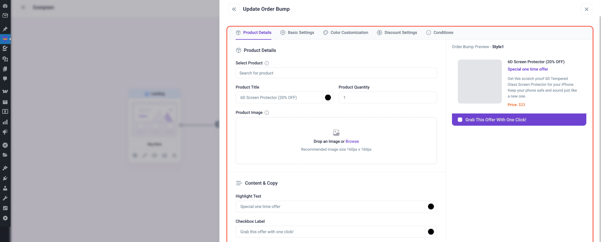 Order Bump Dashboard