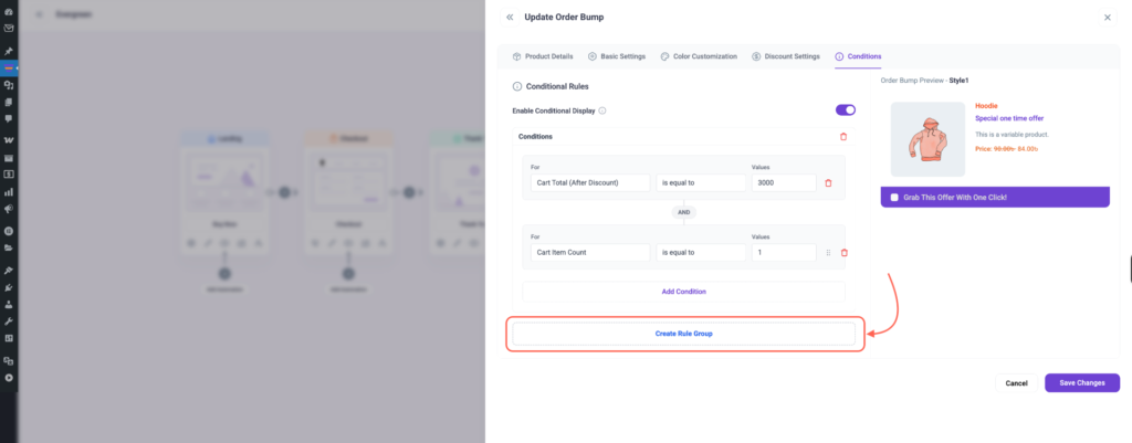 Click Create a New Rule