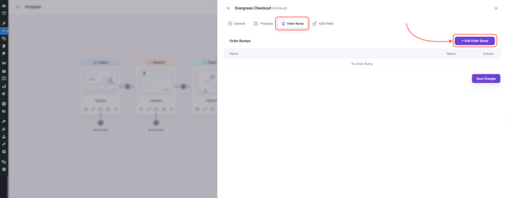 Click on Add Order Bump