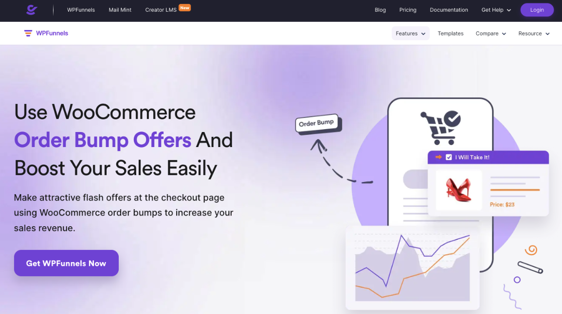 ​1. WPFunnels – Best for Order Bump Product Addons