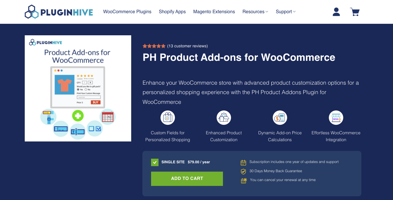 PH Product Product Add-on Sales  Plugins