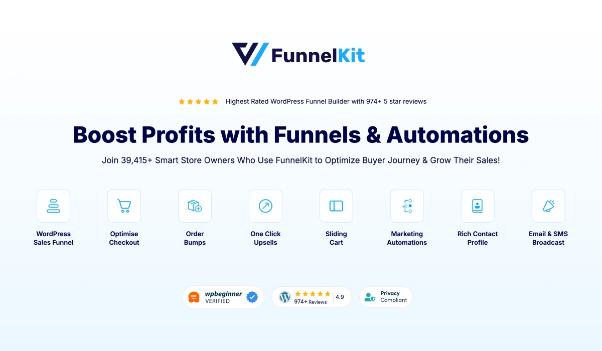 FunnelKit - Funnel Builder for WooCommerce Checkout