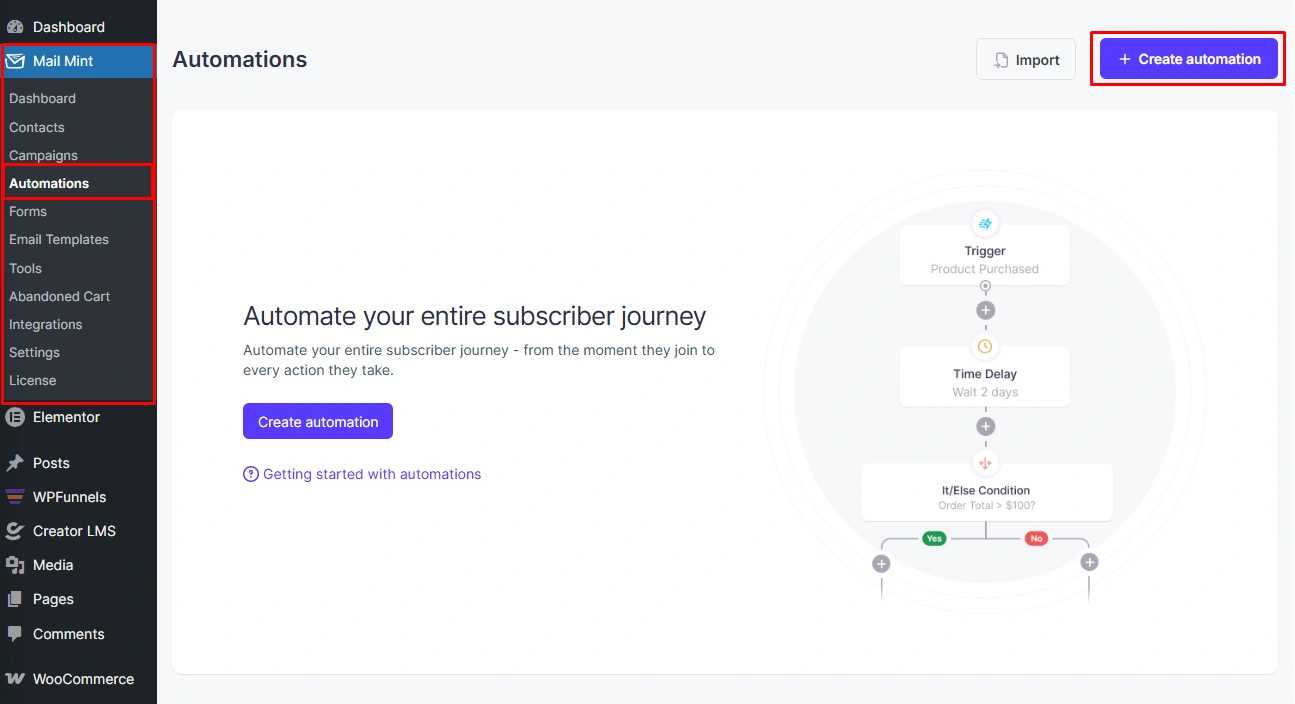 Create Automation