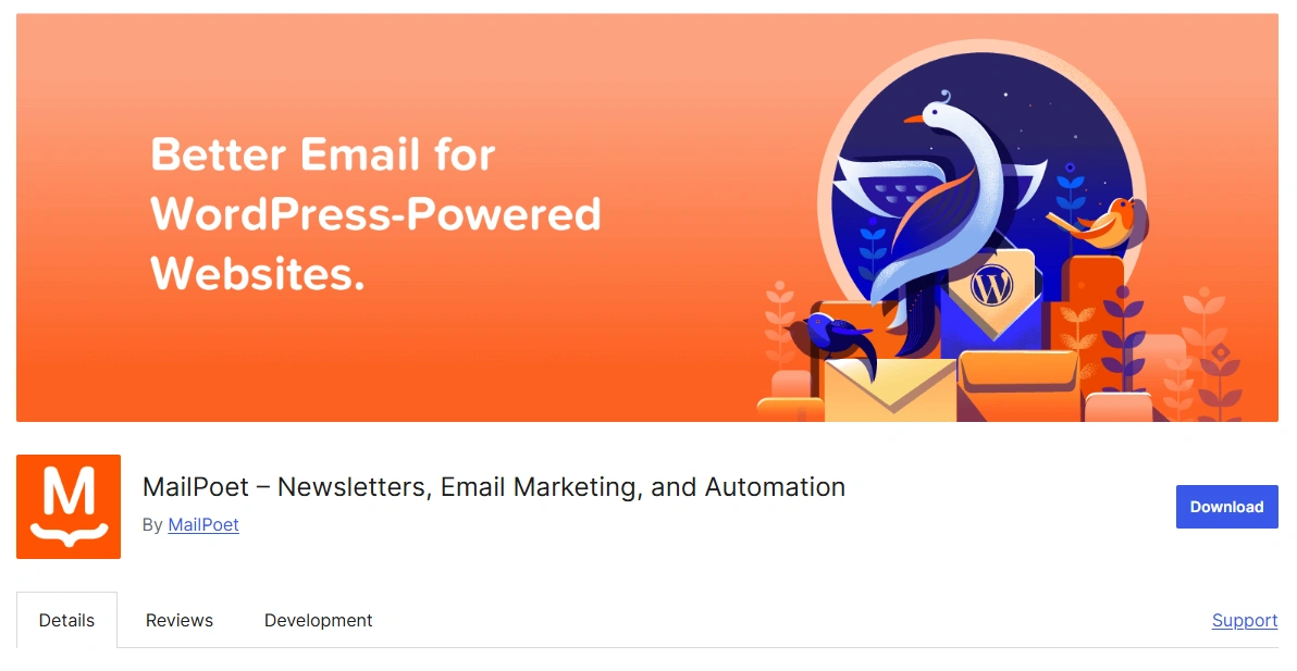 MailPoet self hosted email marketing platform for WordPress