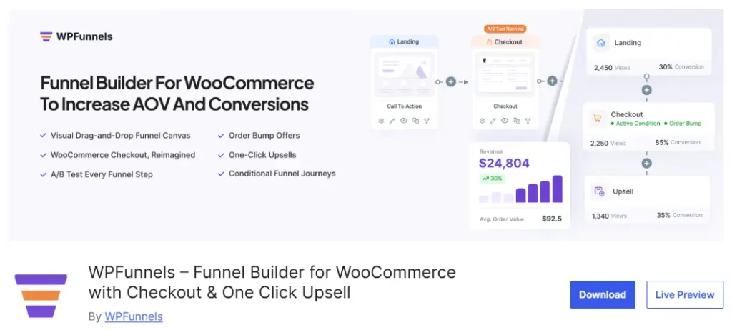 WPFunnels: Best WooCommerce Funnel Builder for Increasing AOV & Improving Checkout
