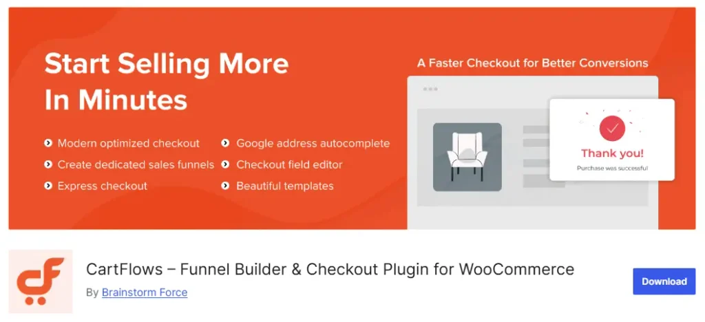 CartFlows – Funnel Builder & Checkout Plugin for WooCommerce