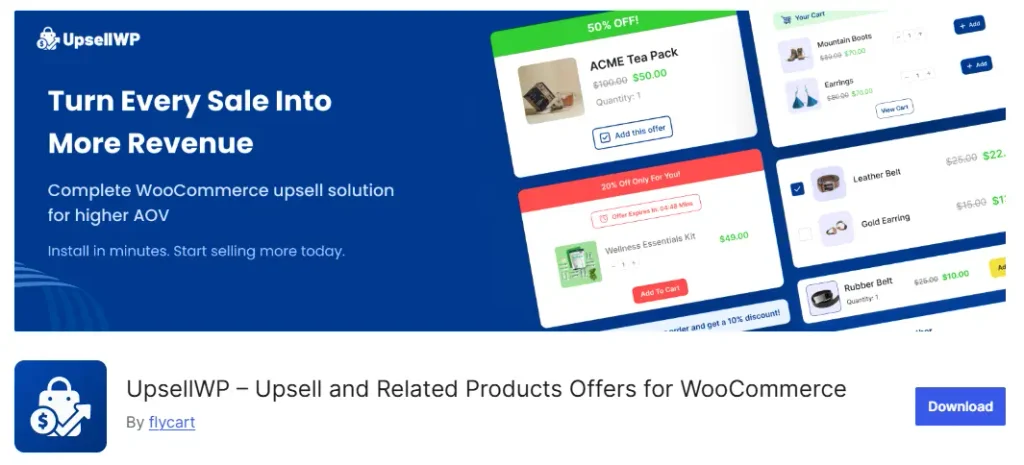 UpsellWP: Simple Upsells & Order Bumps for WooCommerce