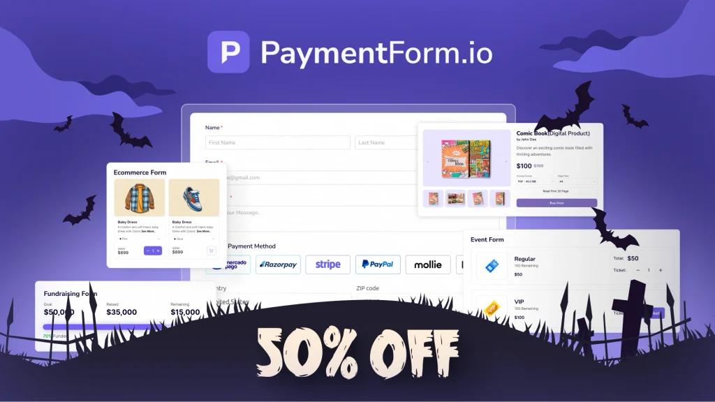 PaymentForm.io 50 Off Halloween Offer 2026