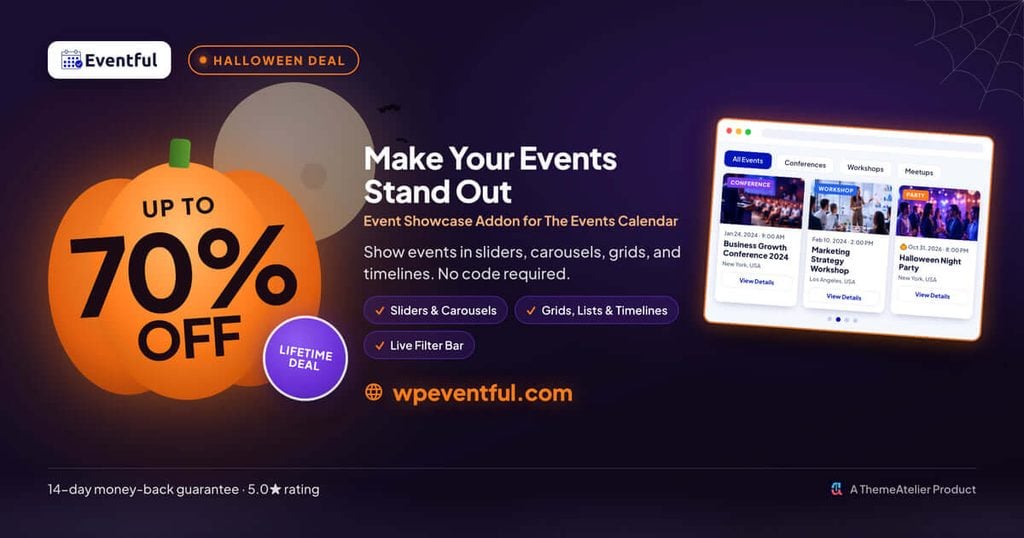Eventful Event Showcase Halloween Deal Details 2026