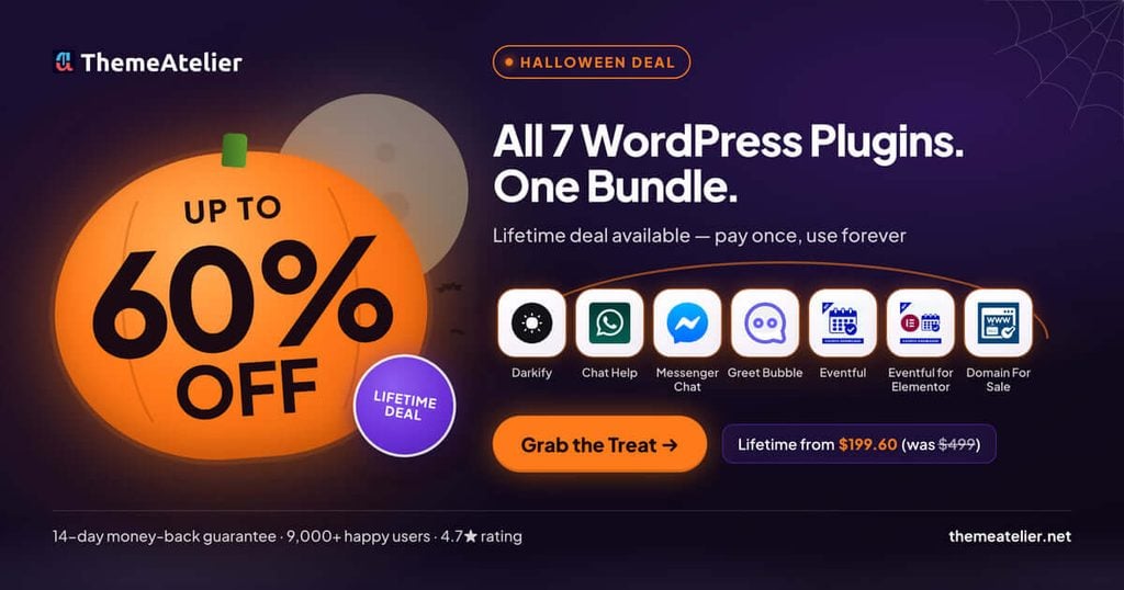 ThemeAtelier Halloween Deal Details 2026