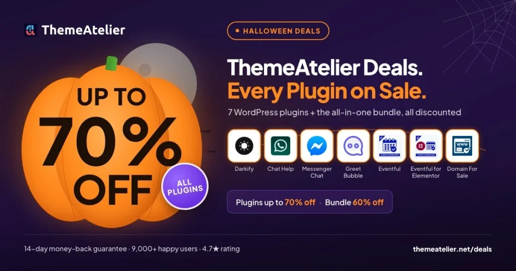 ThemeAtelier Halloween Deal Details 2026