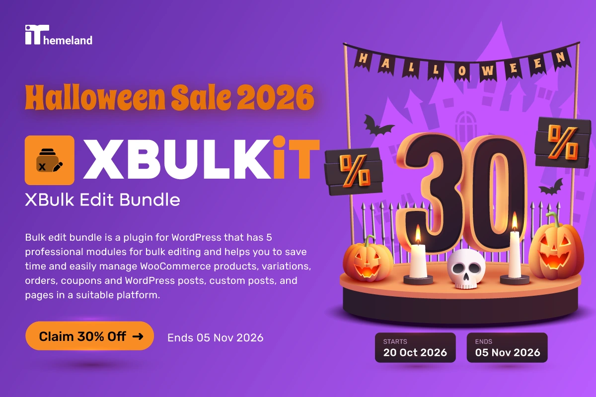 Xbulk Halloween Deal Details 2026